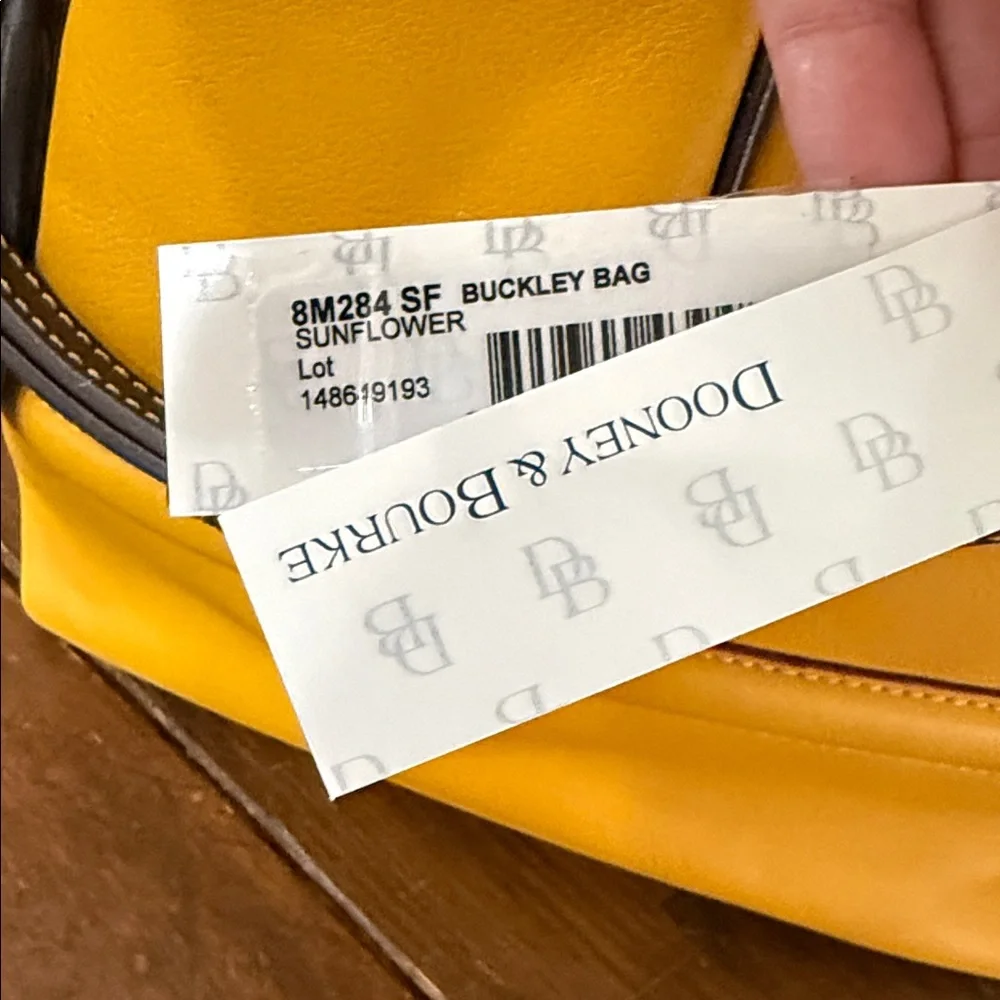 Yellow Leather Bucket Bag - Picture 4 of 4